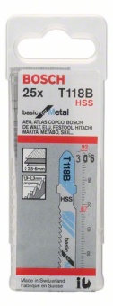 Пильное полотно T 118 B Basic for Metal 2608638471